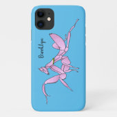 Coques Case-Mate iPhone Illustration de l'orchidée mante (Dos)