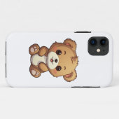 Coques Case-Mate iPhone Illustration de l'ours de dessin (Dos (Horizontal))