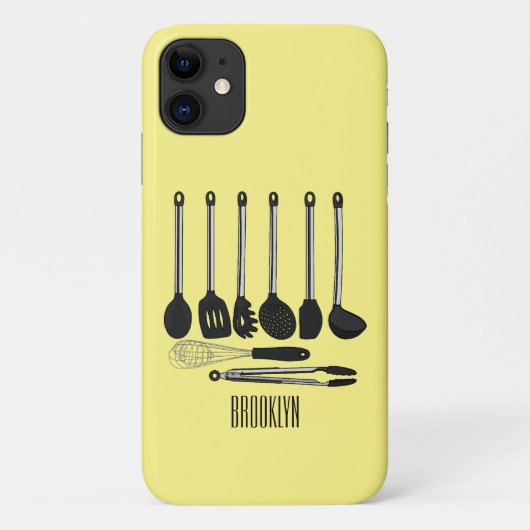 Coques Case-Mate iPhone Illustration de l'ustensile de cuisine (Dos)