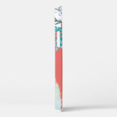 Coques Case-Mate iPhone Illustration de mode avec flamants roses dessinés (Verso / Droite)