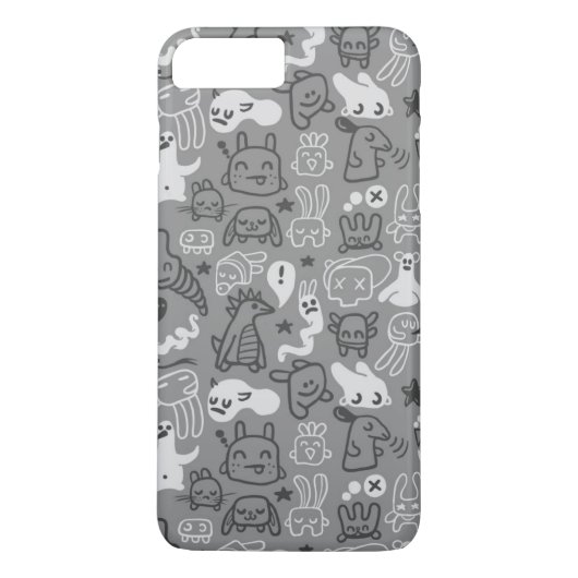 Coques Case-Mate iPhone illustration de motif de griffonnages (Dos)