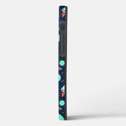 Coques Case-Mate iPhone illustration de motif spatial (Verso / Gauche)