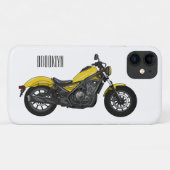 Coques Case-Mate iPhone Illustration de moto Cruiser (Dos (Horizontal))