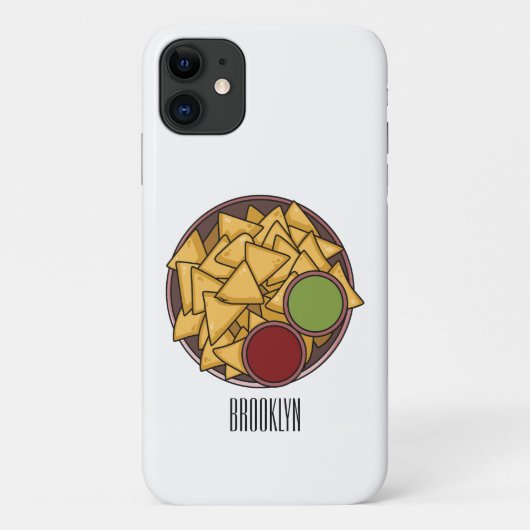 Coques Case-Mate iPhone Illustration de Nachos (Dos)