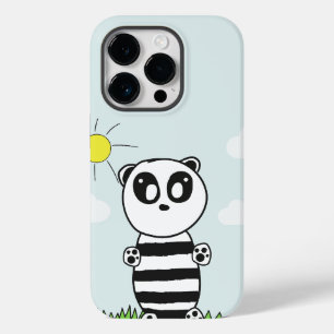 Coque Pour iPhone 14 Pro Illustration de Panda Mignon