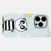 Coques Case-Mate iPhone Illustration de Panda Mignon (Verso (horizontal))