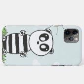 Coques Case-Mate iPhone Illustration de Panda Mignon (Dos (Horizontal))