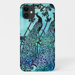 Case-Mate iPhone Case Illustration de paon Art nouveau vintage Antique