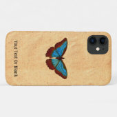 Coques Case-Mate iPhone Illustration de papillon vintage (Dos (Horizontal))