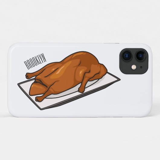Coques Case-Mate iPhone Illustration de Peking duck (Dos (Horizontal))