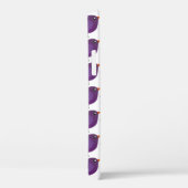Coques Case-Mate iPhone Illustration de petit oiseau violet mignon (Verso / Droite)