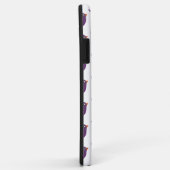 Coques Case-Mate iPhone Illustration de petit oiseau violet mignon (Dos/Droite)
