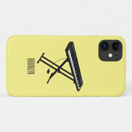 Coques Case-Mate iPhone Illustration de piano clavier (Dos (Horizontal))