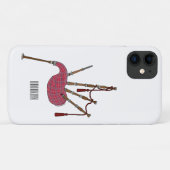 Coques Case-Mate iPhone Illustration de pipes (Dos (Horizontal))