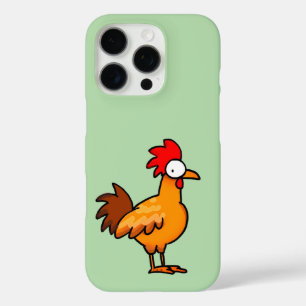 Coques iPhone 16 Pro Illustration de poulet de dessin animé drôle