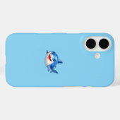 Coques Case-Mate iPhone Illustration de requin mignon aux grands yeux Anim (Verso (horizontal))
