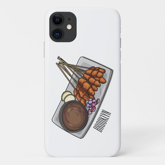 Coques Case-Mate iPhone Illustration de Satay (Dos)