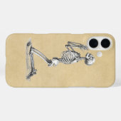 Coques Case-Mate iPhone Illustration de squelette anatomique (Verso (horizontal))