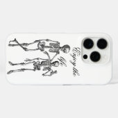 Coques Case-Mate iPhone Illustration de squelettes dansants (Verso (horizontal))