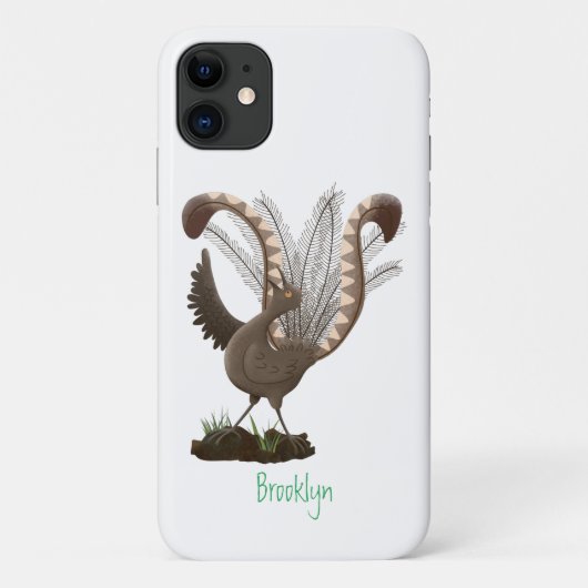 Coques Case-Mate iPhone Illustration de superbe et superbe lyrebird (Dos)