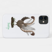 Coques Case-Mate iPhone Illustration de superbe et superbe lyrebird (Dos (Horizontal))