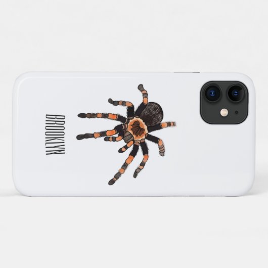 Coques Case-Mate iPhone Illustration de Tarantula (Dos (Horizontal))