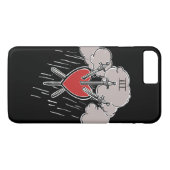 Coques Case-Mate iPhone Illustration de tarot d'amour du 3 d'Épées (Dos (Horizontal))