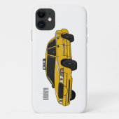 Coques Case-Mate iPhone Illustration de taxi (Dos)