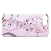 Coques Case-Mate iPhone Illustration de vecteur d'enrouler les notes (Dos (Horizontal))