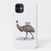 Coques Case-Mate iPhone Illustration d'Emu bird (Dos)