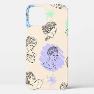 Case-Mate iPhone Case Illustration des contours des statues grecques. B