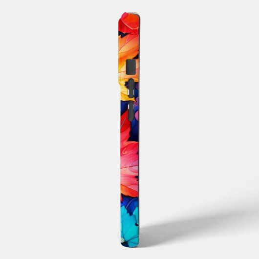 Coques Case-Mate iPhone Illustration des feuilles d'automne de l'artiste v (Verso / Gauche)