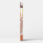 Coques Case-Mate iPhone Illustration des tons terre abstraits modernes. (Verso / Gauche)