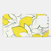 Coques Case-Mate iPhone Illustration dessinée à la main d'agrumes de citro (Verso (horizontal))