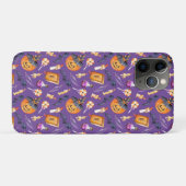 Coques Case-Mate iPhone Illustration d'Halloween mignonne avec citrouille  (Dos (Horizontal))