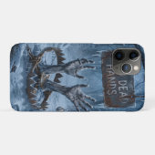 Coques Case-Mate iPhone Illustration d'horreur gothique de mains gelées (Dos (Horizontal))