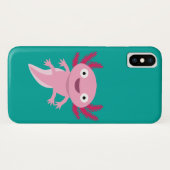 Coques Case-Mate iPhone Illustration drôle Axolotl (Dos (Horizontal))
