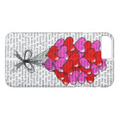 Coques Case-Mate iPhone Illustration du ballon Saint-Valentin (Dos (Horizontal))
