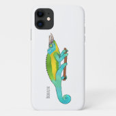 Coques Case-Mate iPhone Illustration du caméléon de Jackson (Dos)