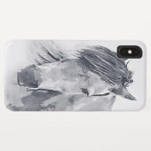 Coques Case-Mate iPhone Illustration du cheval (Dos (Horizontal))
