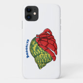 Coques Case-Mate iPhone Illustration du crabe mignon (Dos)