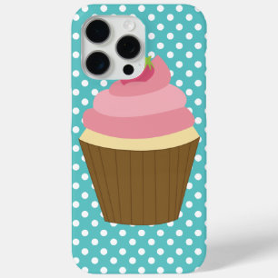 Coque iPhone 15 Pro Max Illustration du gâteau aux fraises roses