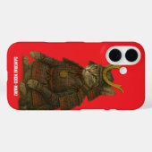 Coques Case-Mate iPhone Illustration du guerrier blindée (Verso (horizontal))