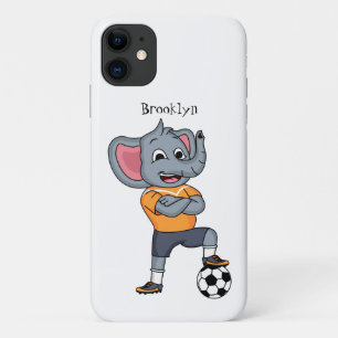 Case-Mate iPhone Case Illustration du joueur de football éléphant