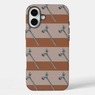 Coques iPhone 16 Plus Illustration du marteau de café