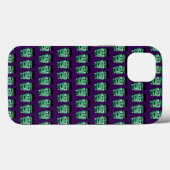 Coques Case-Mate iPhone Illustration du monstre de Frankenstein (Verso (horizontal))