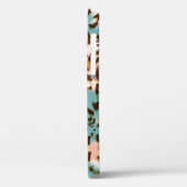 Coques Case-Mate iPhone Illustration du motif léopard, poster de animal (Verso / Gauche)