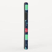 Coques Case-Mate iPhone Illustration du Motif spatial (Dos/Droite)