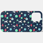 Coques Case-Mate iPhone Illustration du Motif spatial (Verso (horizontal))