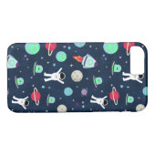 Coques Case-Mate iPhone Illustration du Motif spatial (Dos (Horizontal))
